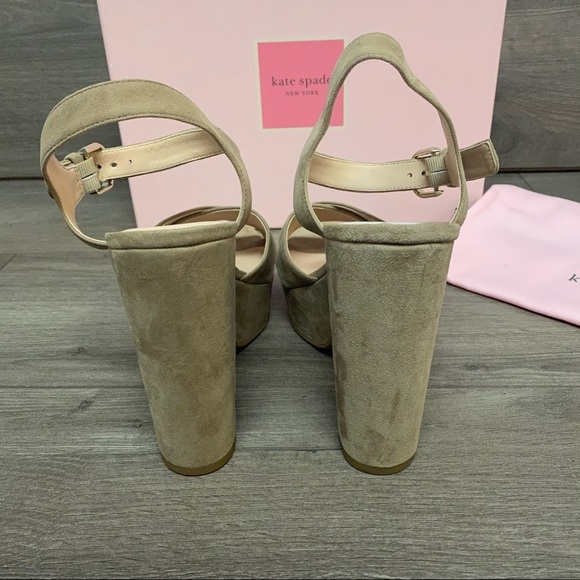 Kate Spade | Grace Platform Sandals Roasted Almond - Picture 9 of 12